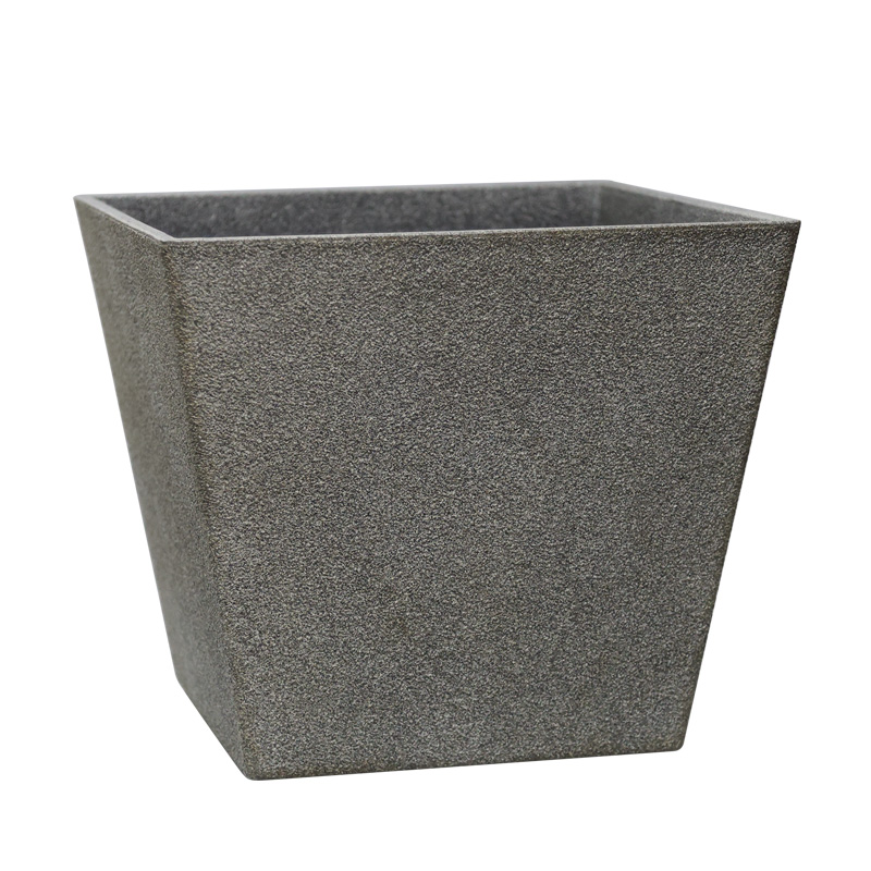 AGED LITE Athens Square Planter Outdoor flower planter light weight pot