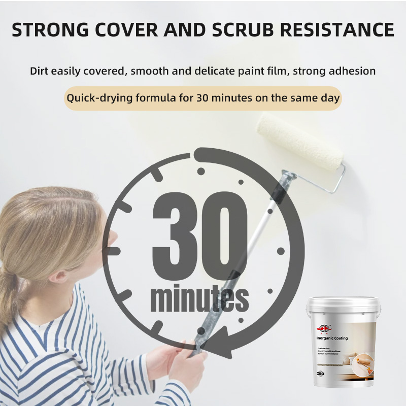 Hongkai Architectural Decorative Coating Interior & Exterior Eco-friendly Durable Finish