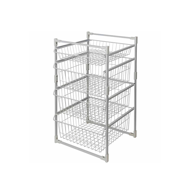 Steel Wire Basket Storage Shelf