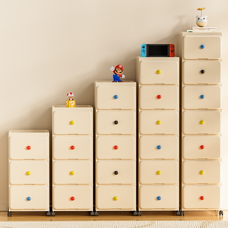FUYUN New Design Multifunctional Plastic Narrow Drawer Cabinet