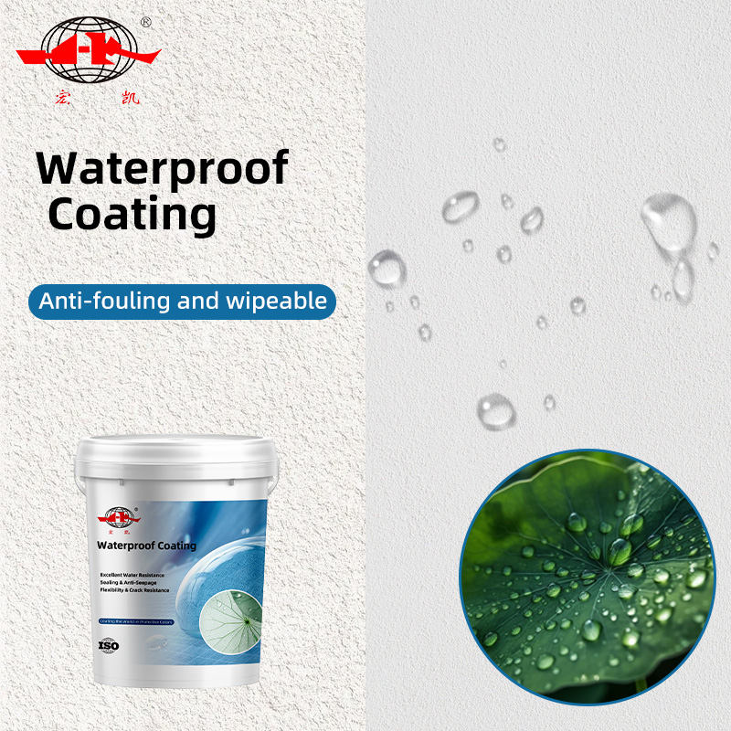 Hongkai Waterproof Coating Roof Interior & Exterior Long-Lasting Waterproof Membrane