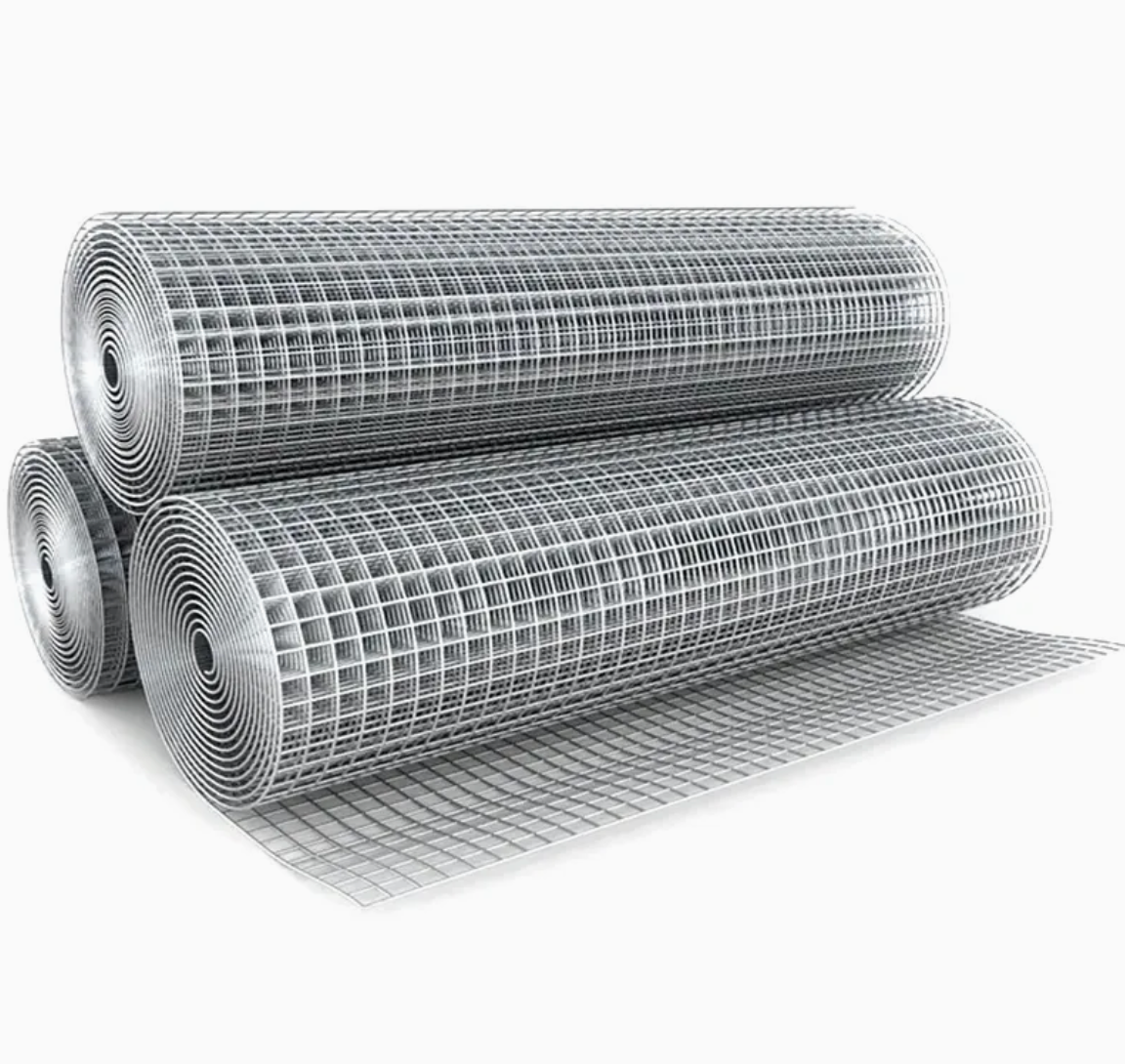 3X3 Galvanized Bird Cage/Cattle Iron Welded Wire Mesh in Rolls