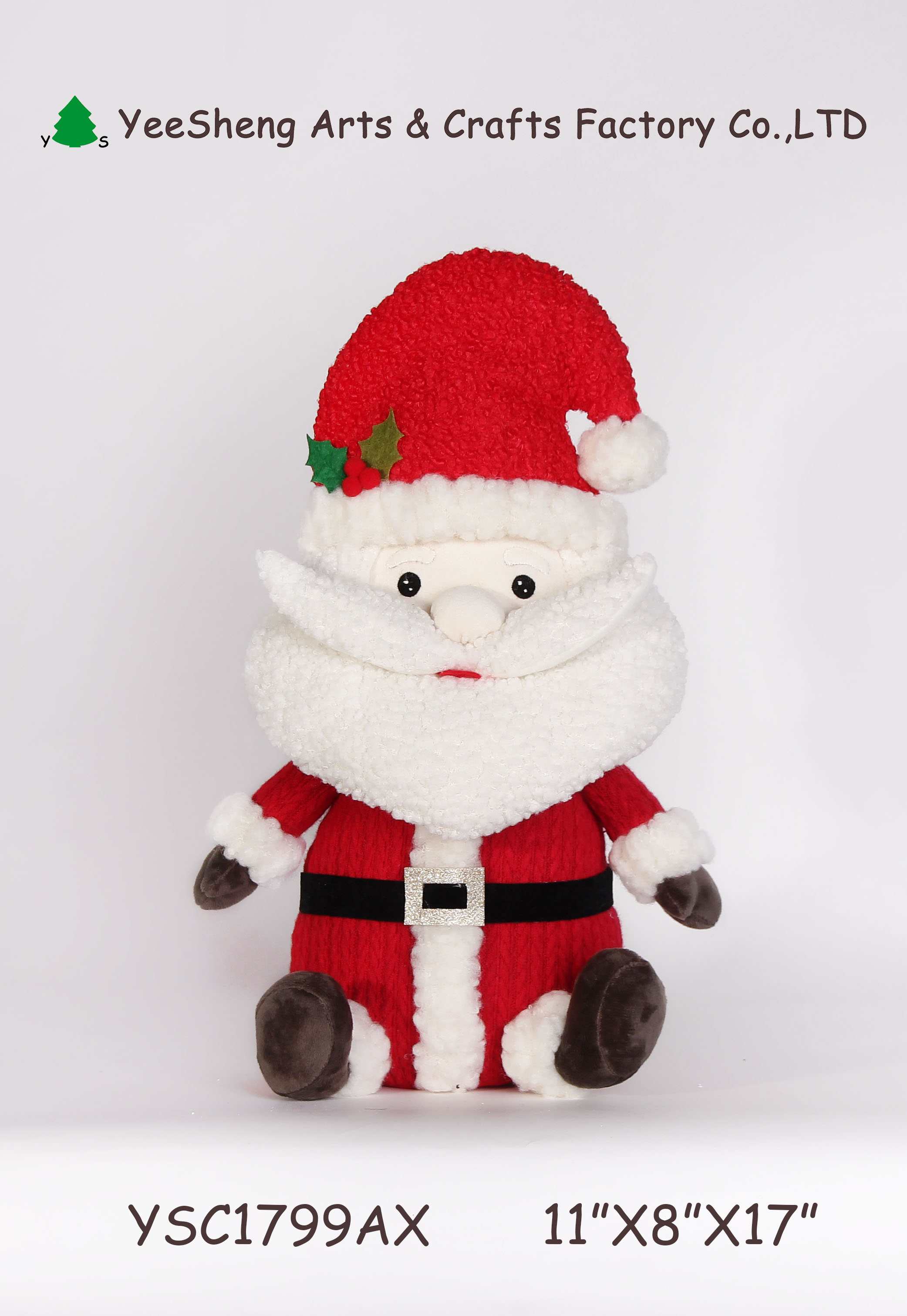 17 inch sitting Santa