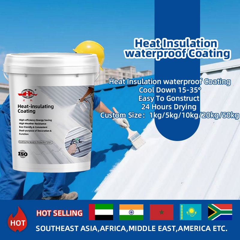 Hongkai Insulation Coating Reflective Cooling Roof & Exterior Energy Saving Coating