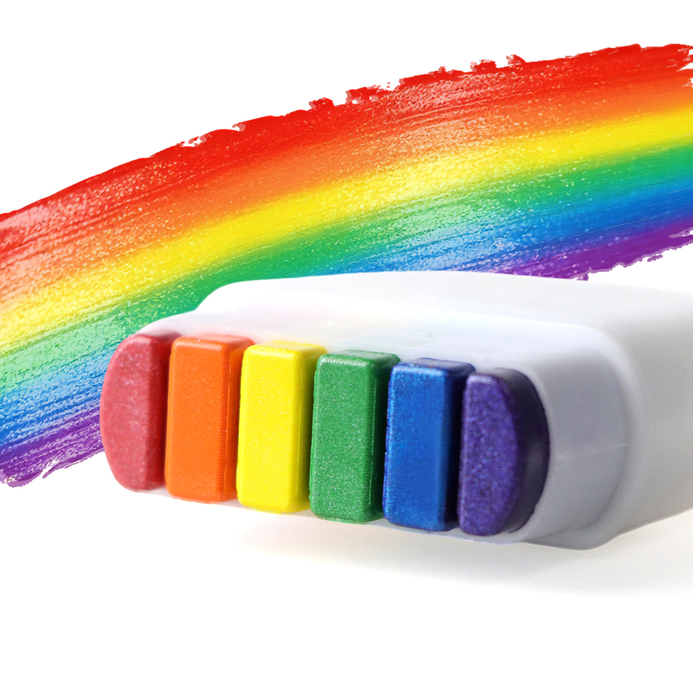 Multi-color WashableWorld Cup Football Flag Face paint Stick crayon