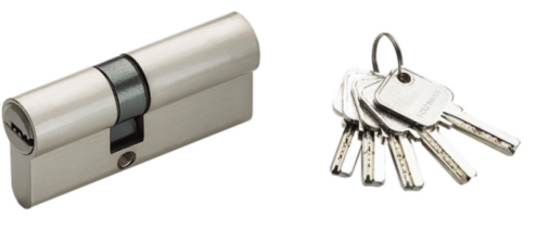 Unihandle High Quality Europe Cylinder Full Brass Zinc Computer Key Normal Key