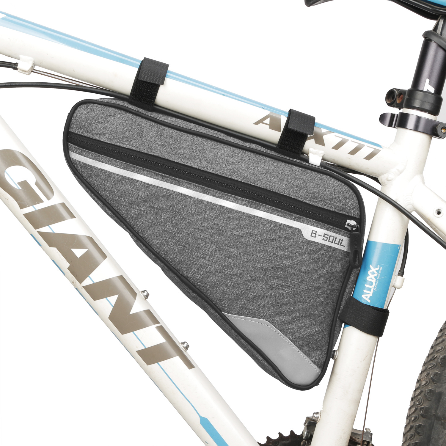 Large-capacity outdoor sports bicycle triangular bag