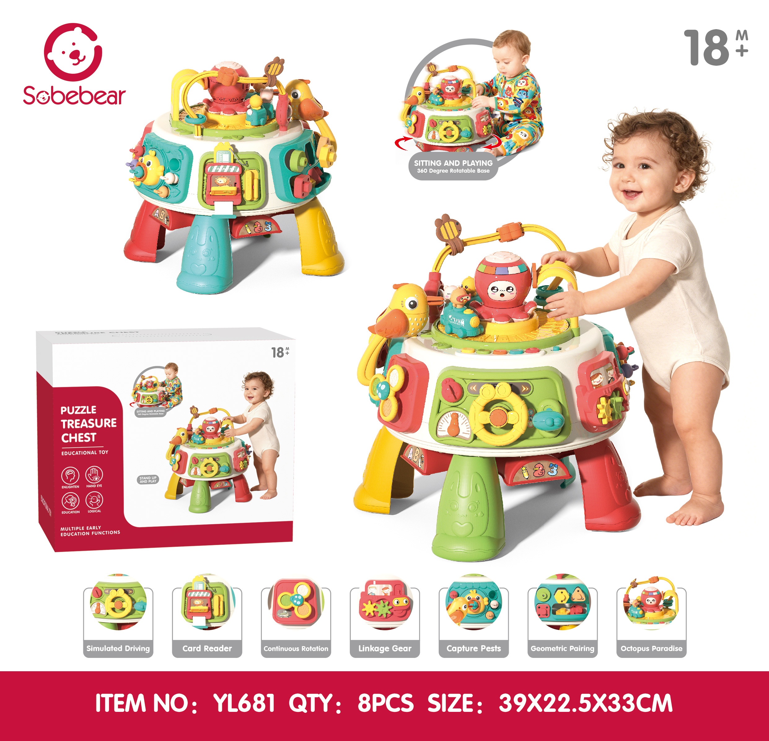 Baby Octopus Game Table