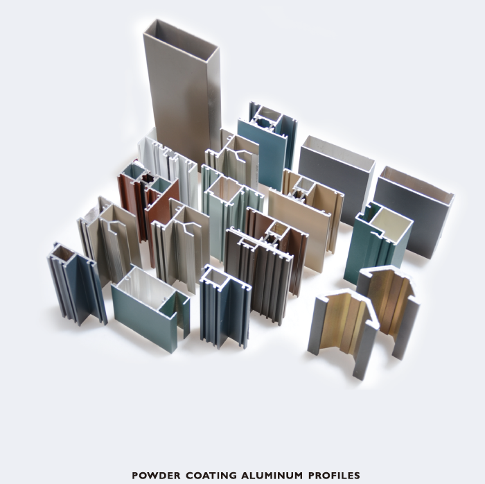 Powder Coating Aluminum Profiles
