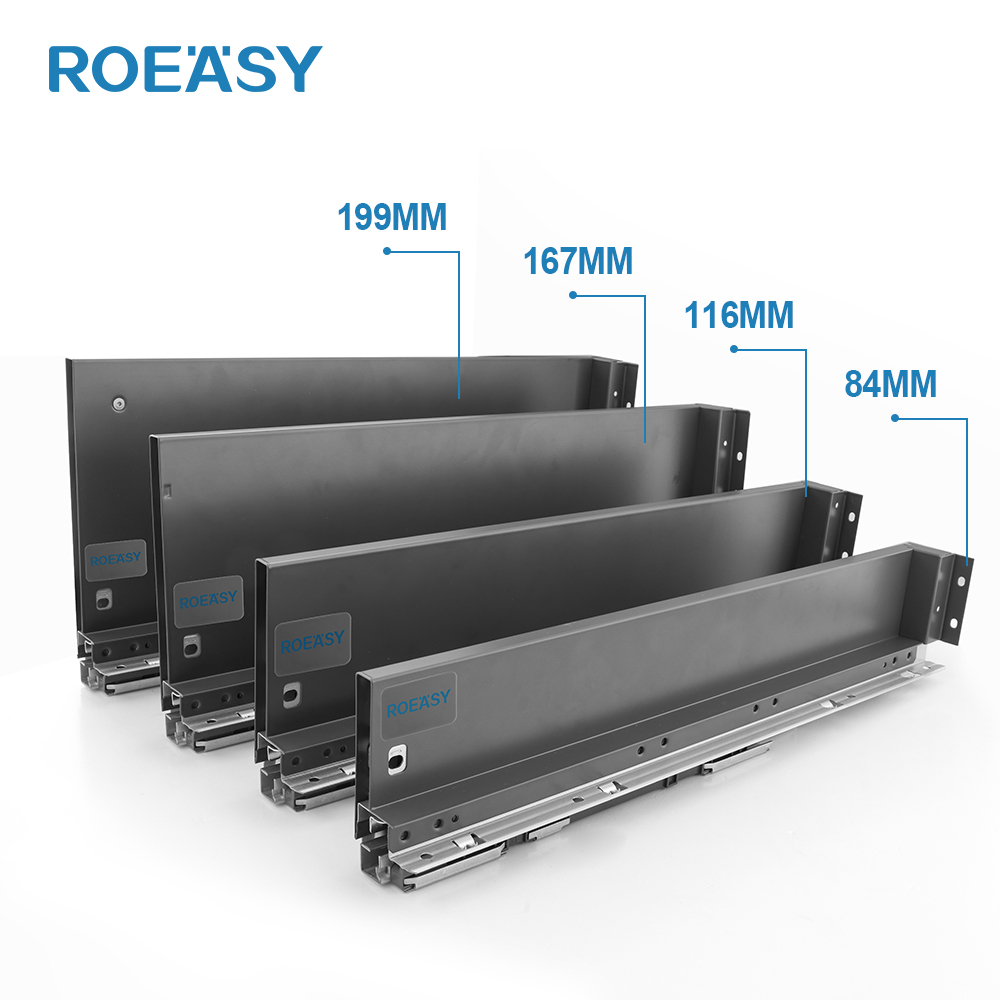 Double wall drawer slide
