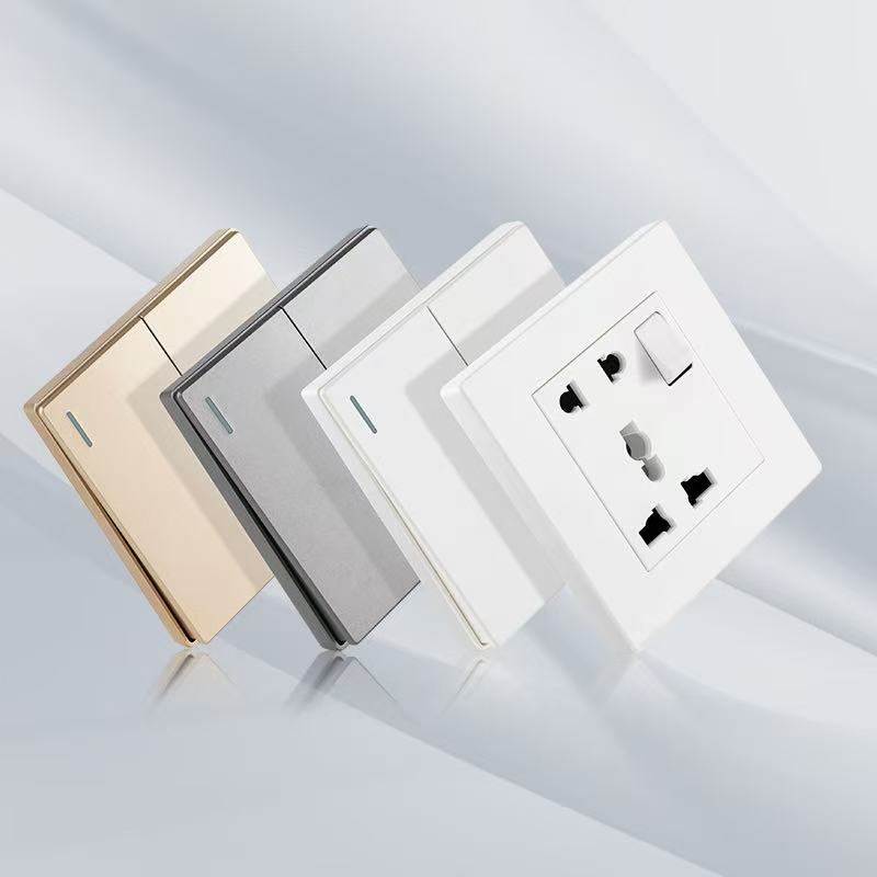 1-Gang 5-Hole Wall Switch Socket