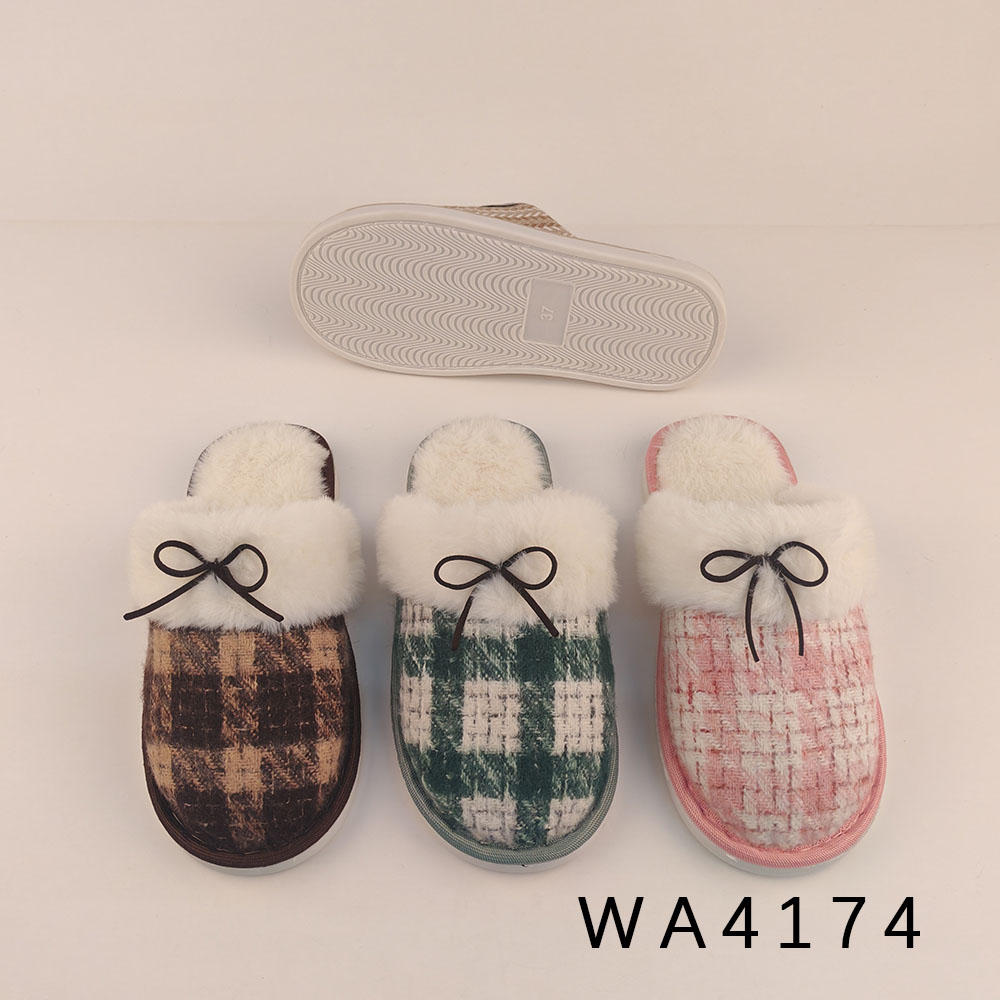 indoor slipper with thick flat sole