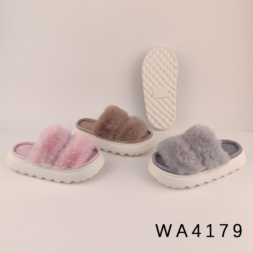 opentoe indoor slipper with light EVA sole