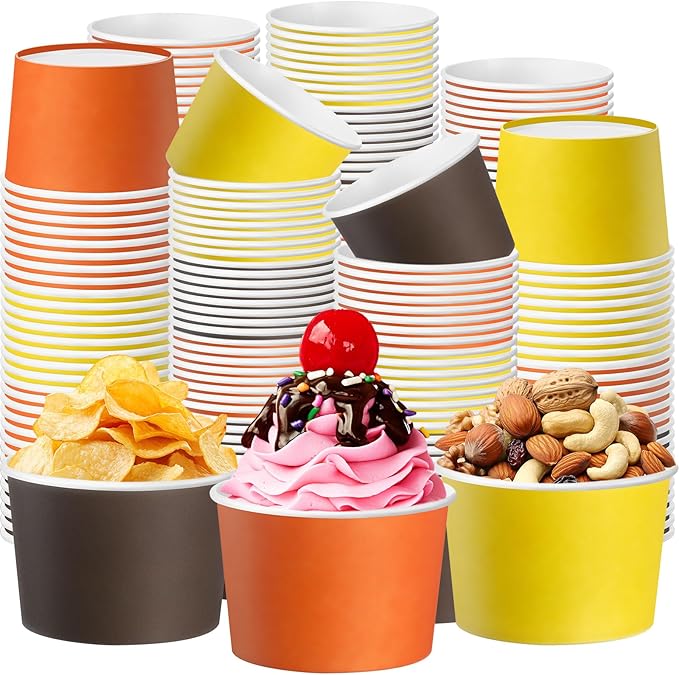 Paper cup for ice cream