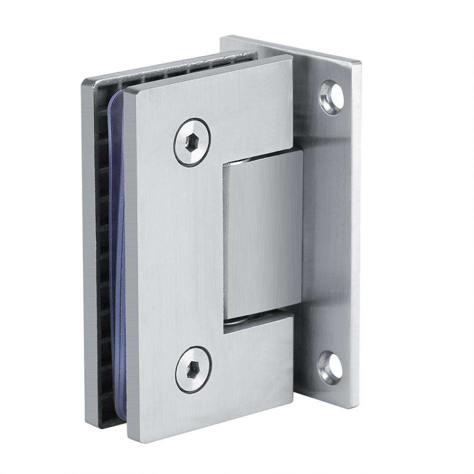 90 Degrees Bathroom Clip Glass Door Hinge Clamp Stainless Steel Shower Room Frameless Door
