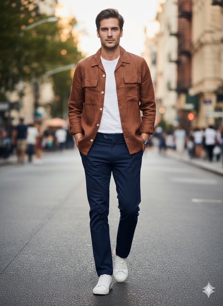 Men's Casual Shirt Jacket
