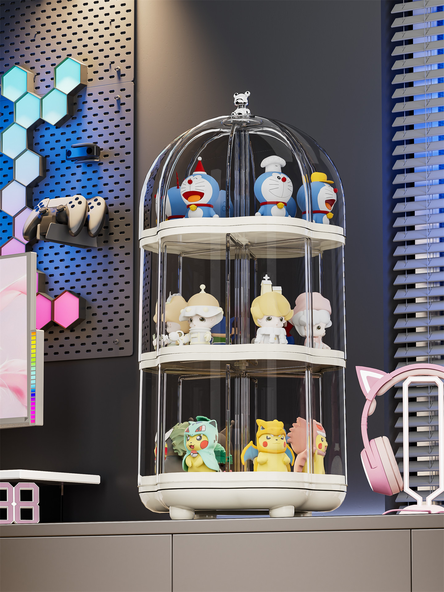 Figurine storage box