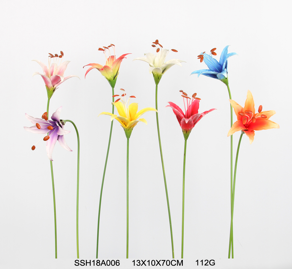 Metal Lily Garden Stake