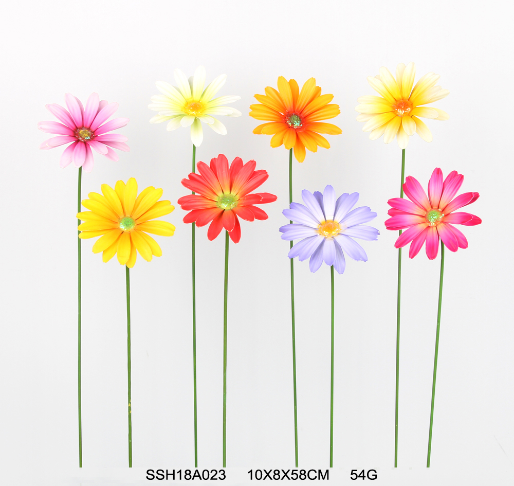 Metal Daisy Garden Stake
