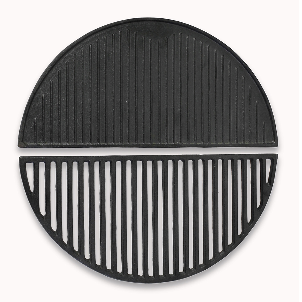 Half Moon Cast iron BBQ griddle grid