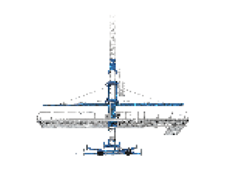 High-altitude work hoist basket