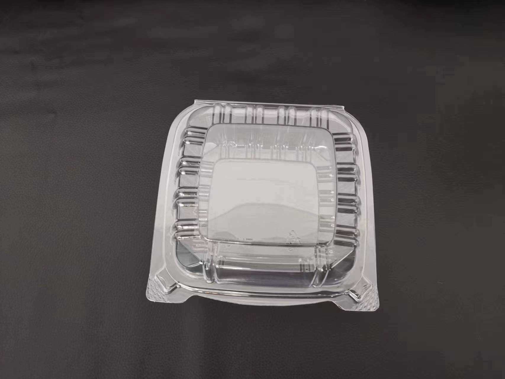 Factory OEM Clear PET Hinged Cake Box Packaging, Disposable Transparent Plastic Cake Containers