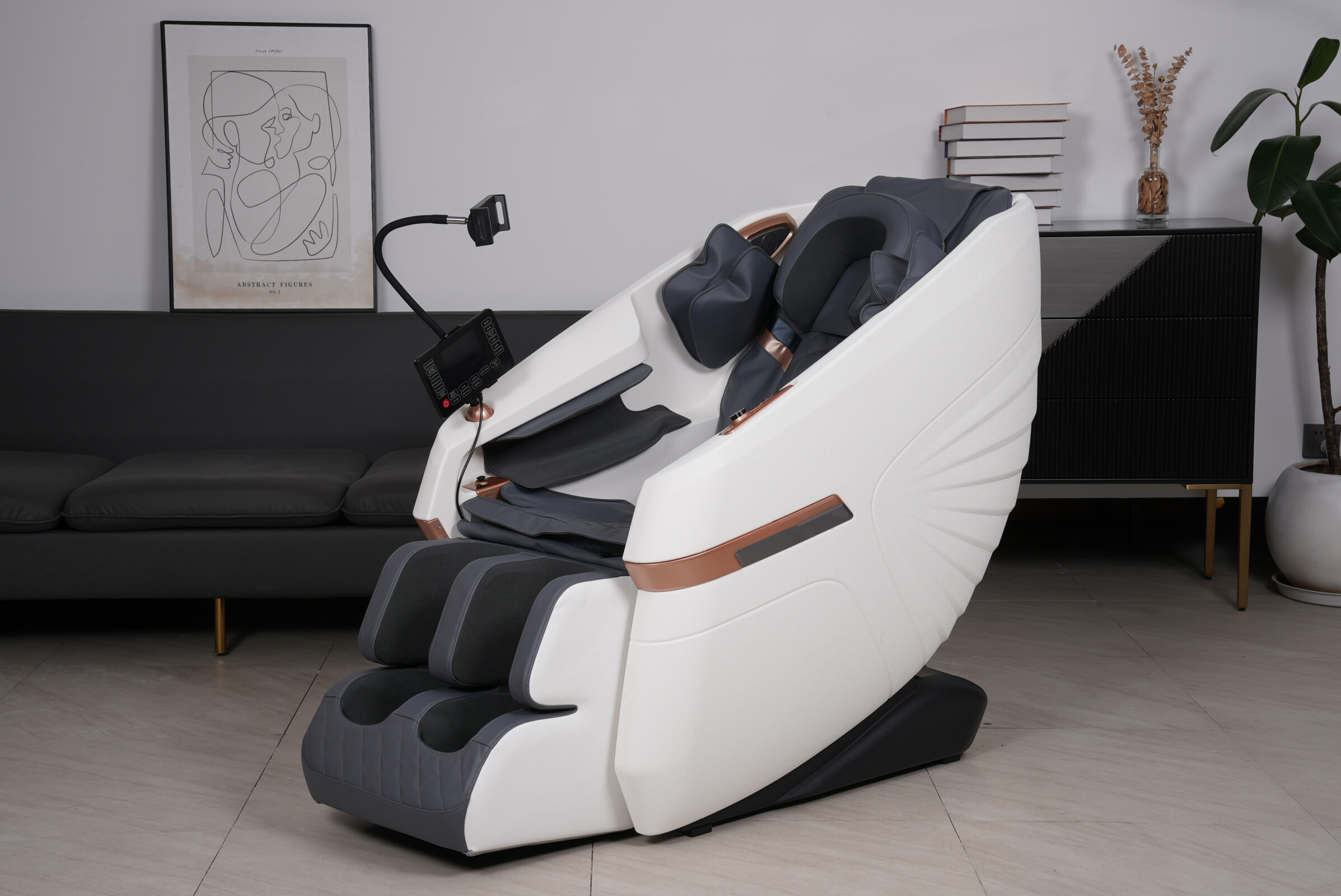 Full Body Airbags Luxury Ai Air Pressure Massage Chair 4d Zero Gravity Body Composition