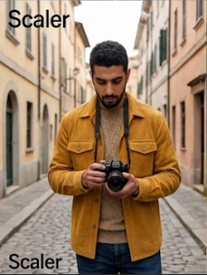 【Customizable Men's Mustard Yellow Corduroy Jacket】Retro Shirt Jacket / Shacket