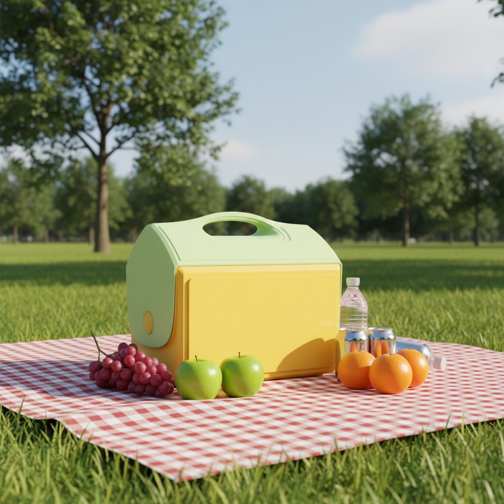 Factory Wholesale Picnic Camping Foam Insulated Plastic Set Ice Cooler Box 14L Cooler