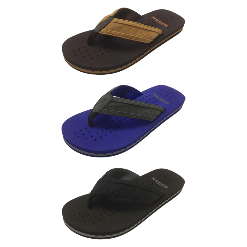 Soft EVA wide men beach flip flop