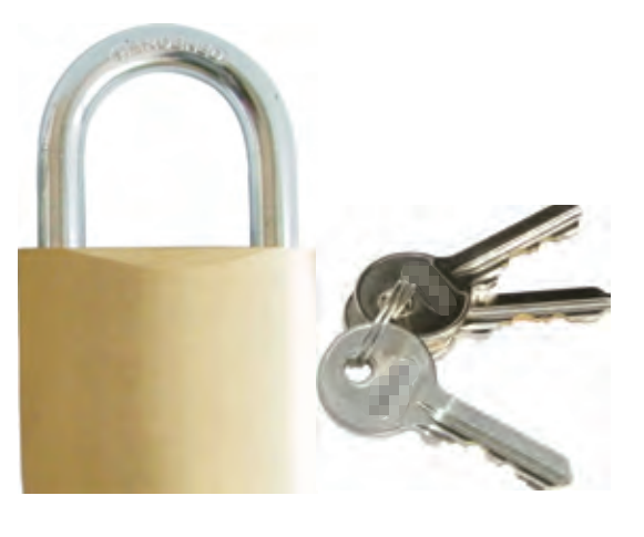 Brass padlock size 20mm-75mm