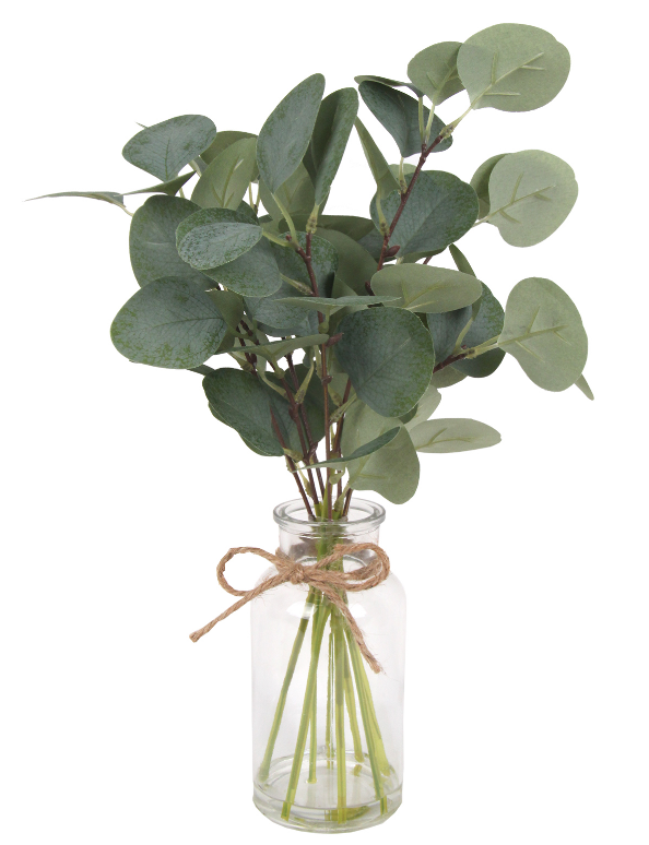 Eucalyptus Glass Planter