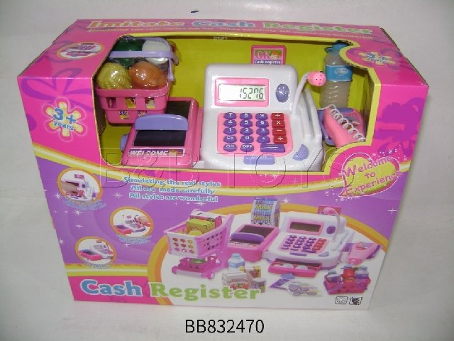 B&BTOYS Scanning Cash Register with Conveyor Belt