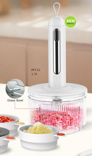 White, meat grinder