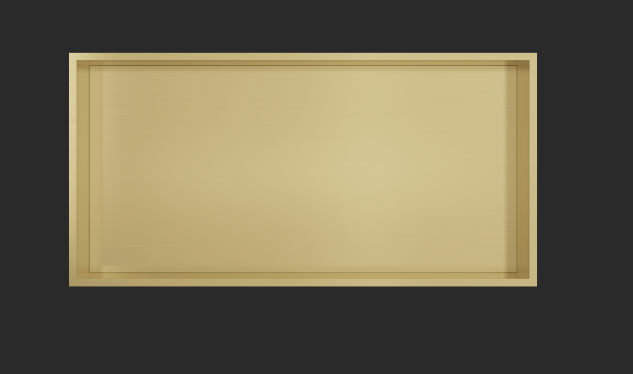 Neptum NBK410 niche brushed gold