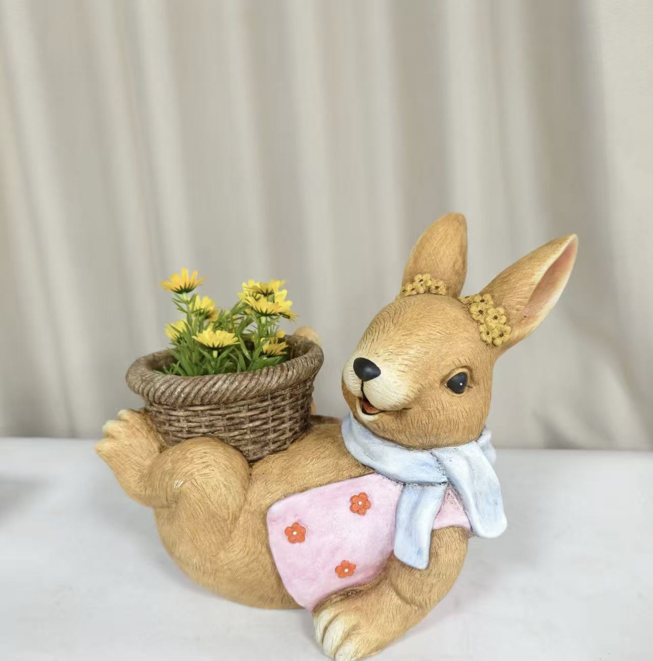 Easter resin rabbit