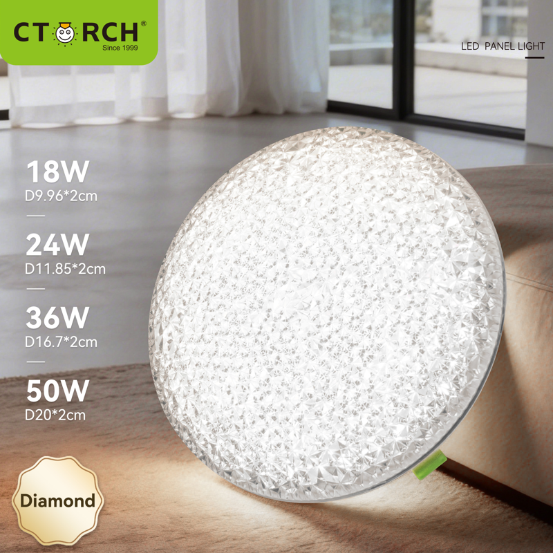 Diamond panel light