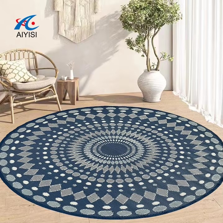 Plastic Reversible Weather Proof Premium Patio Outdoor Rug