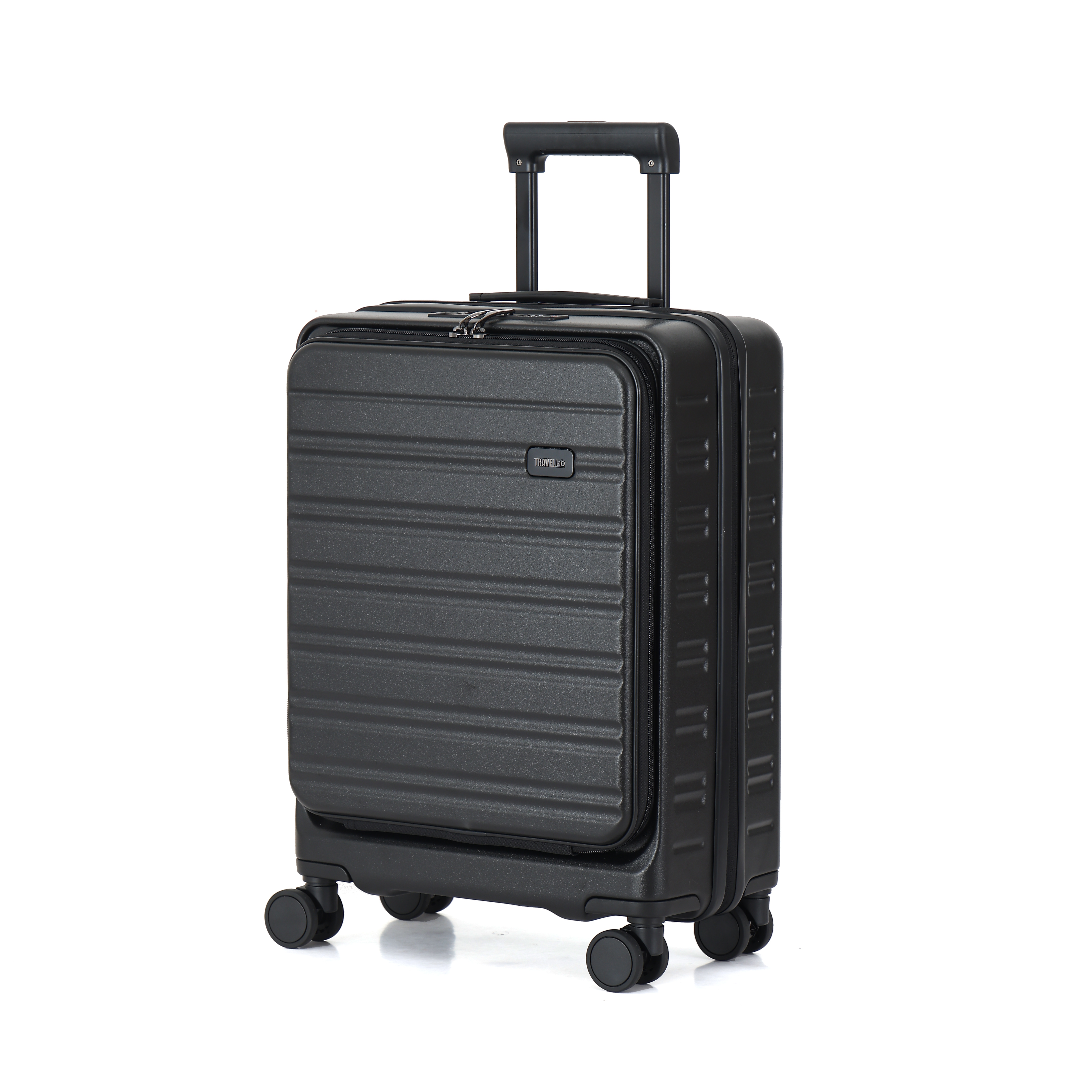 Suitcase with laptop table