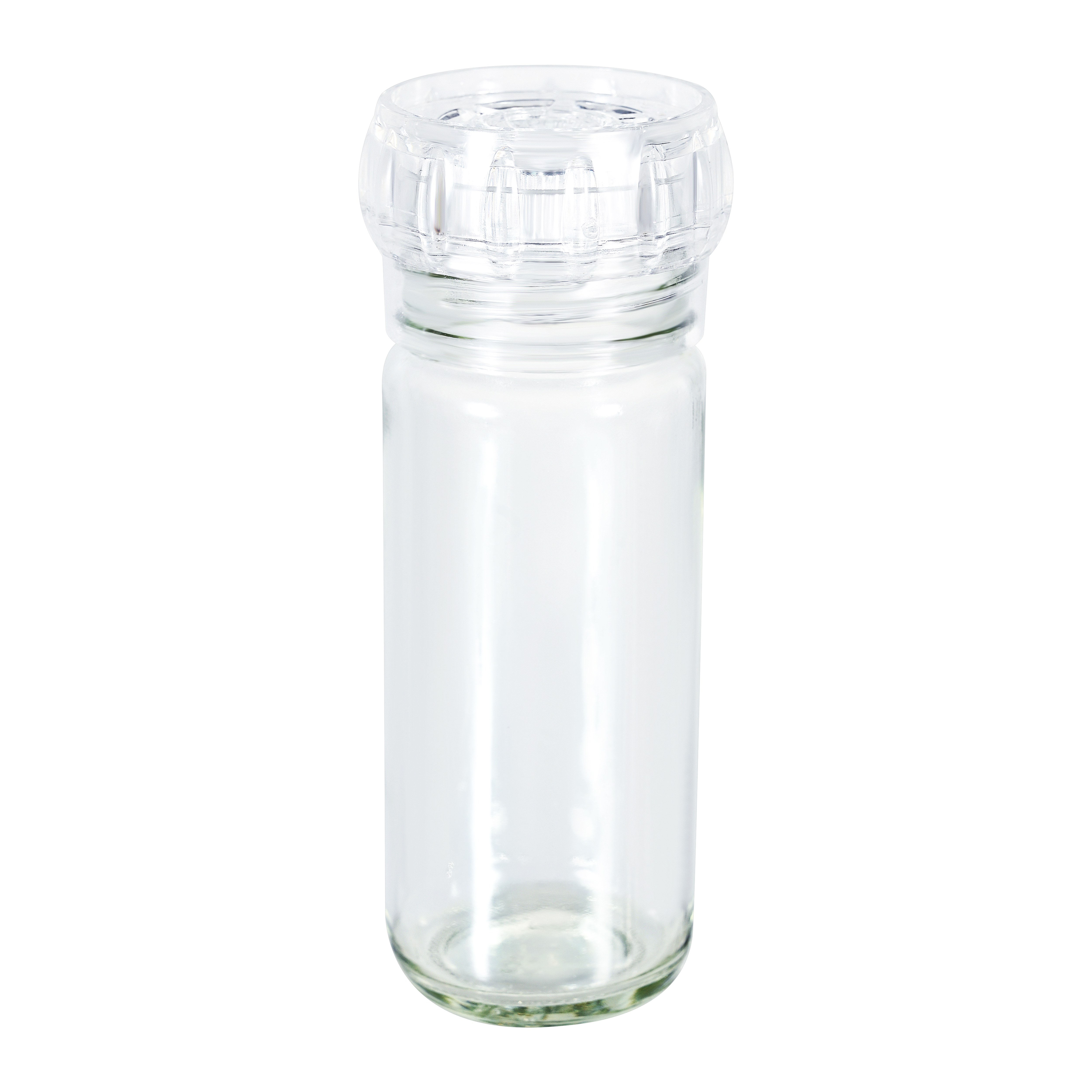 00ml Clear Glass Pepper Grinder PC Lid Kitchen Spice Mill
