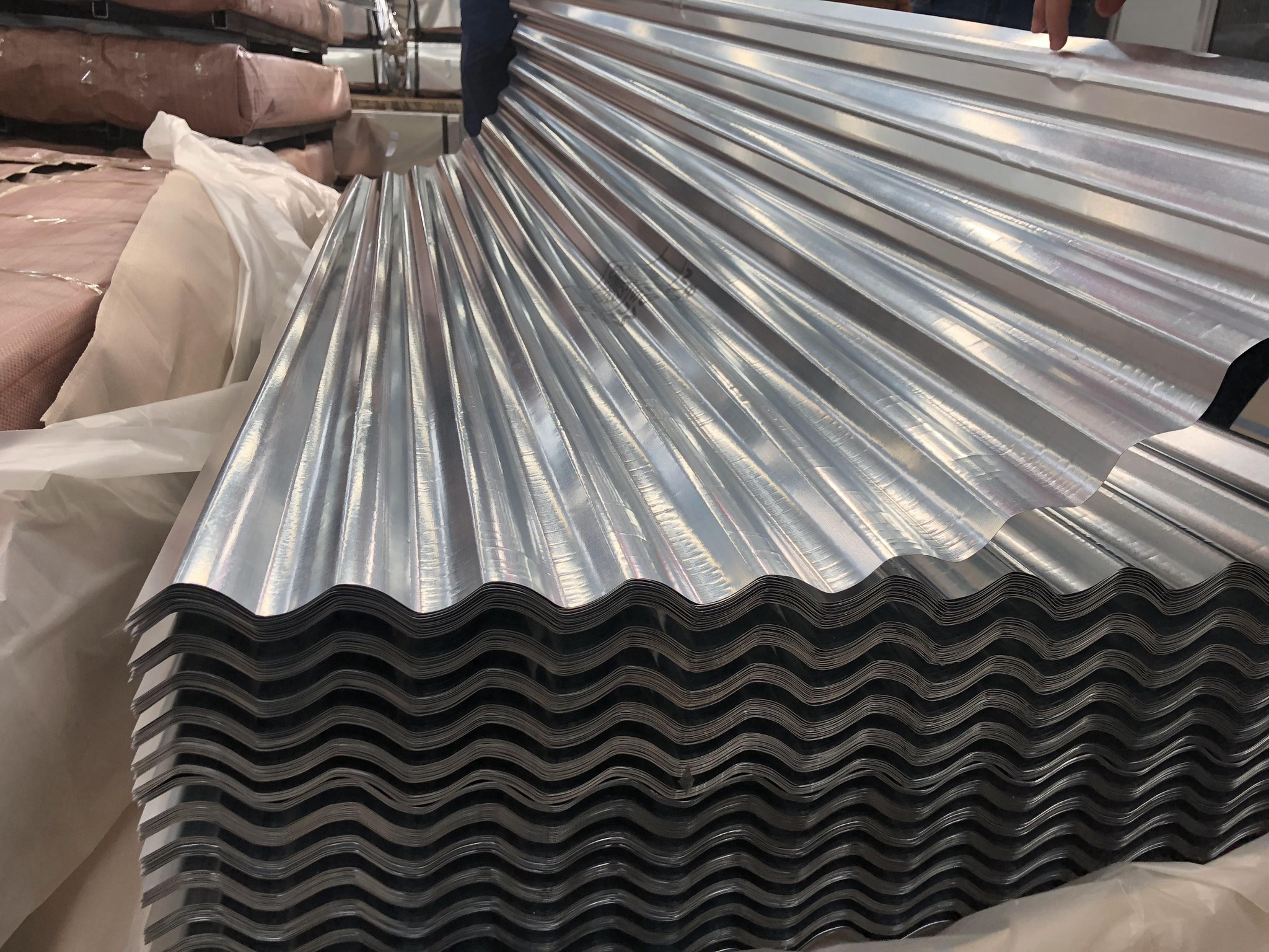 Galvanized corrugated sheet