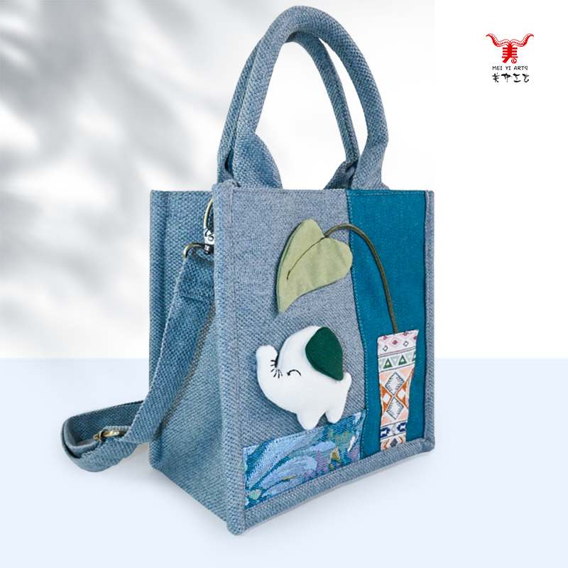 National style cartoon-style hand-held crossbody small bag