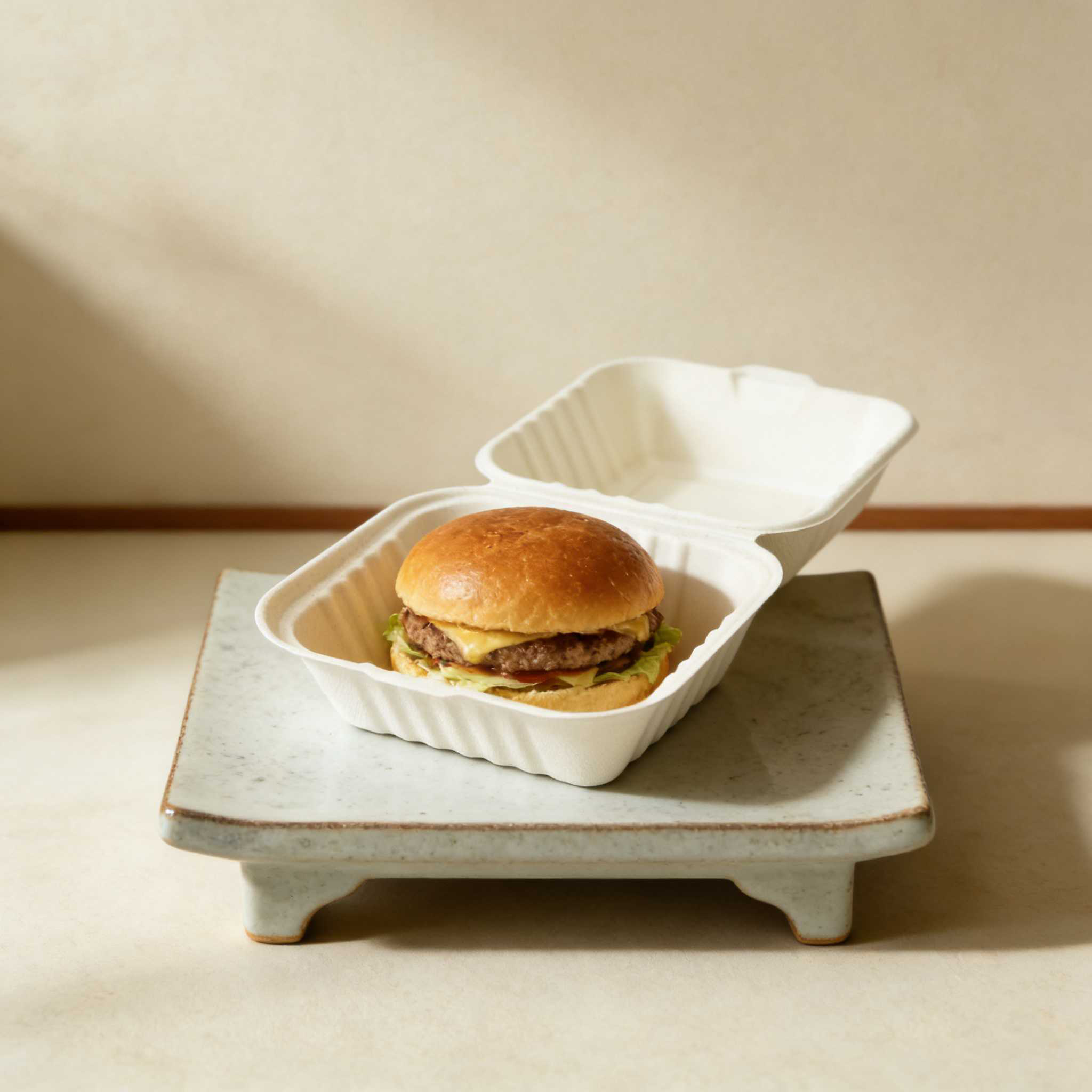 6 inch hamburger box