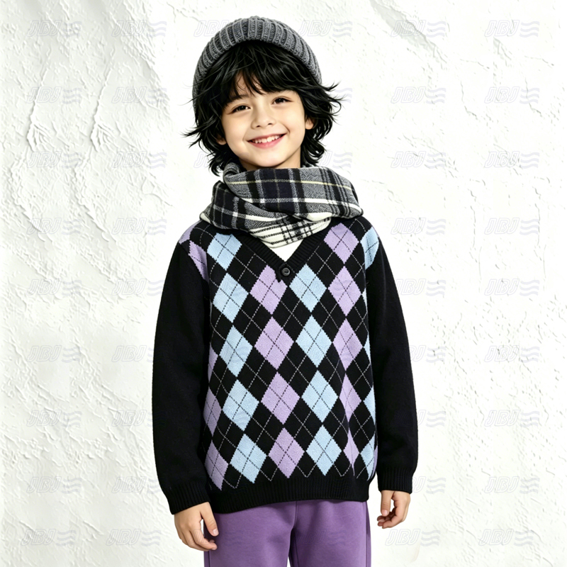 Cashmere Knitted Kids Clothes