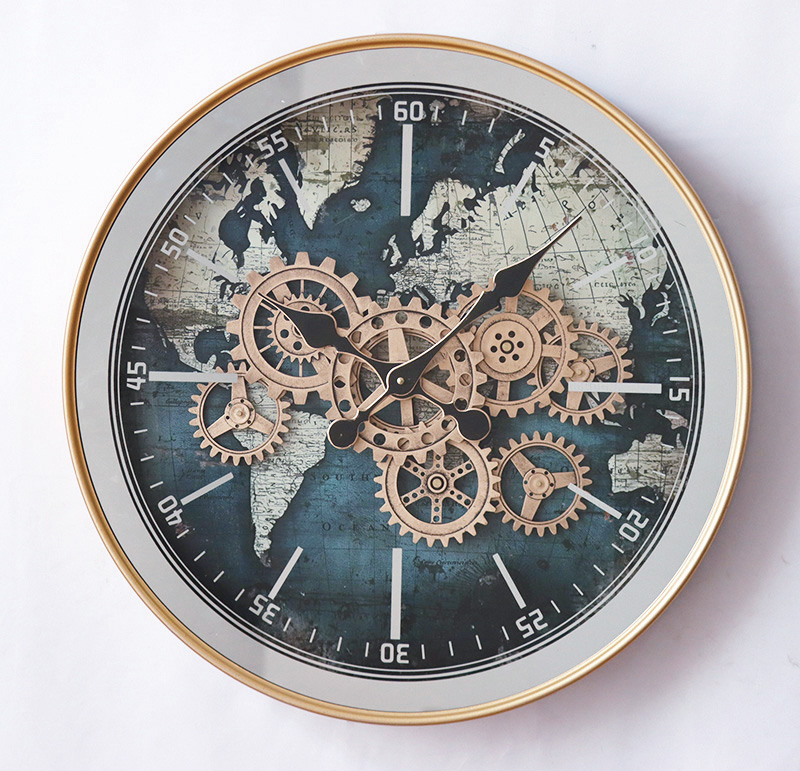 Good quality factory directly selling moving gear wall clock