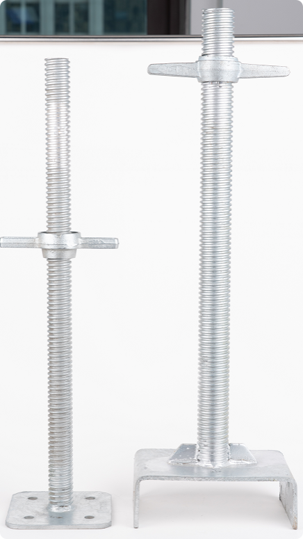 Adjustable steel support