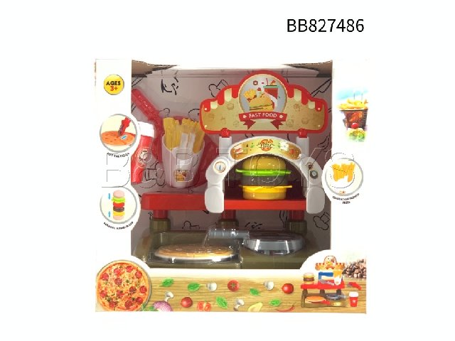 B&BTOYS Fast Food Pretend Play Set