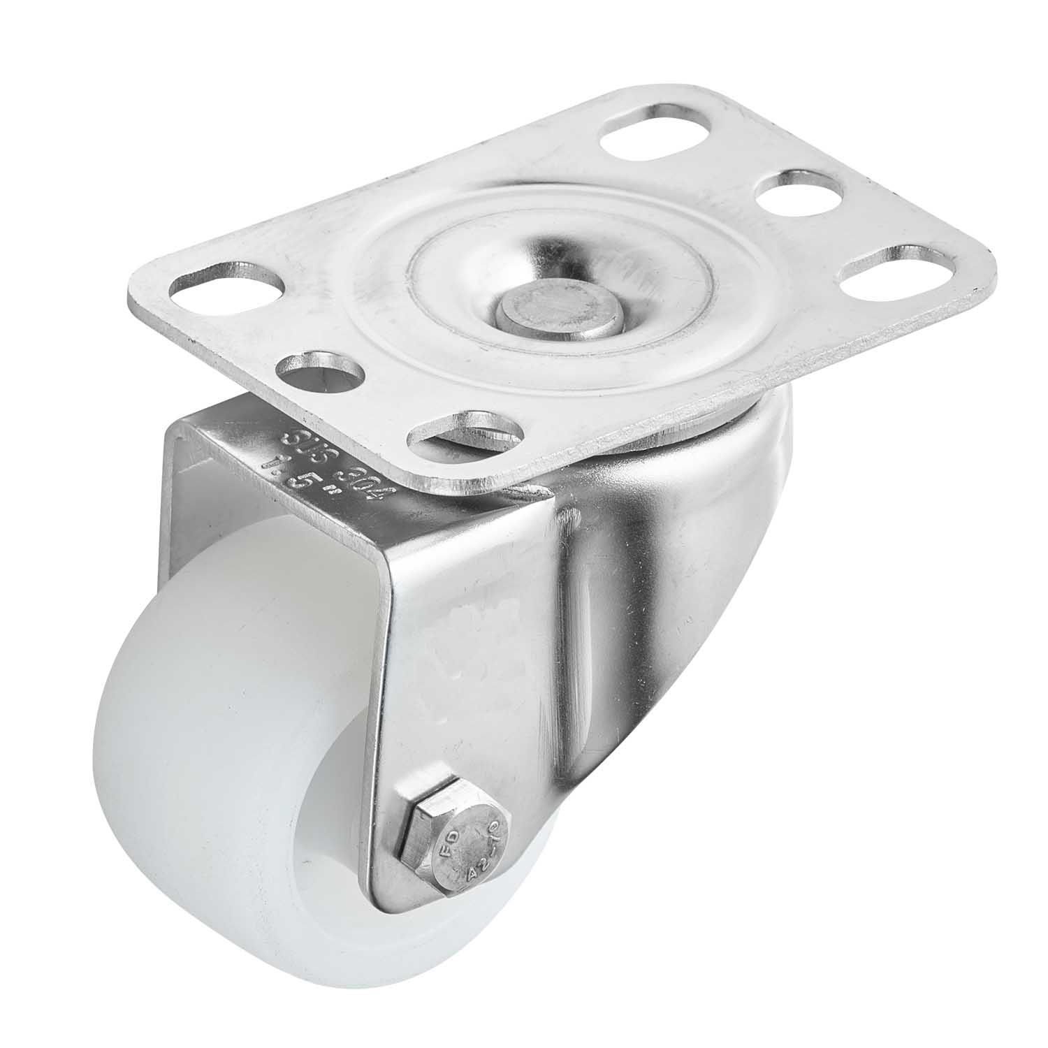 Light Duty 304 stainless steel Plate Swivel Brake Wheel Caster