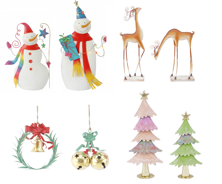 Christmas and Halloween decorative items