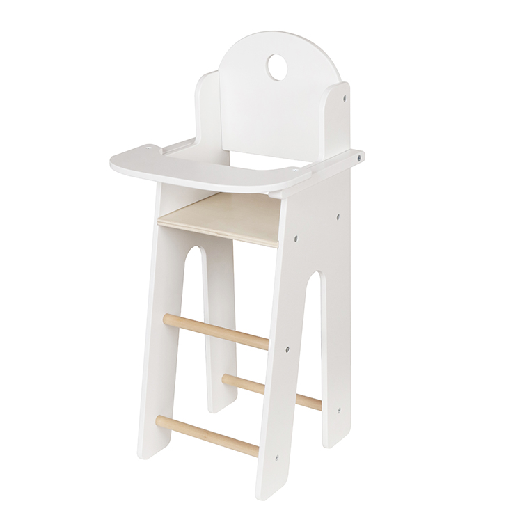 Children's Solid Wood Growth High Chair, Toddler Multi-functional Wooden Feeding & Learning Chair